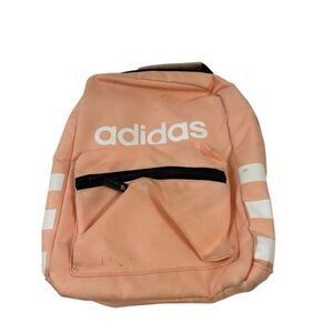 Adidas insulated lunch box pink white 11"x9"